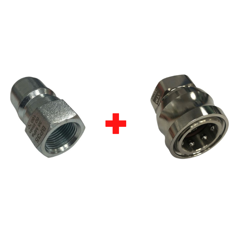 High Pressure Quick Release Coupling Set